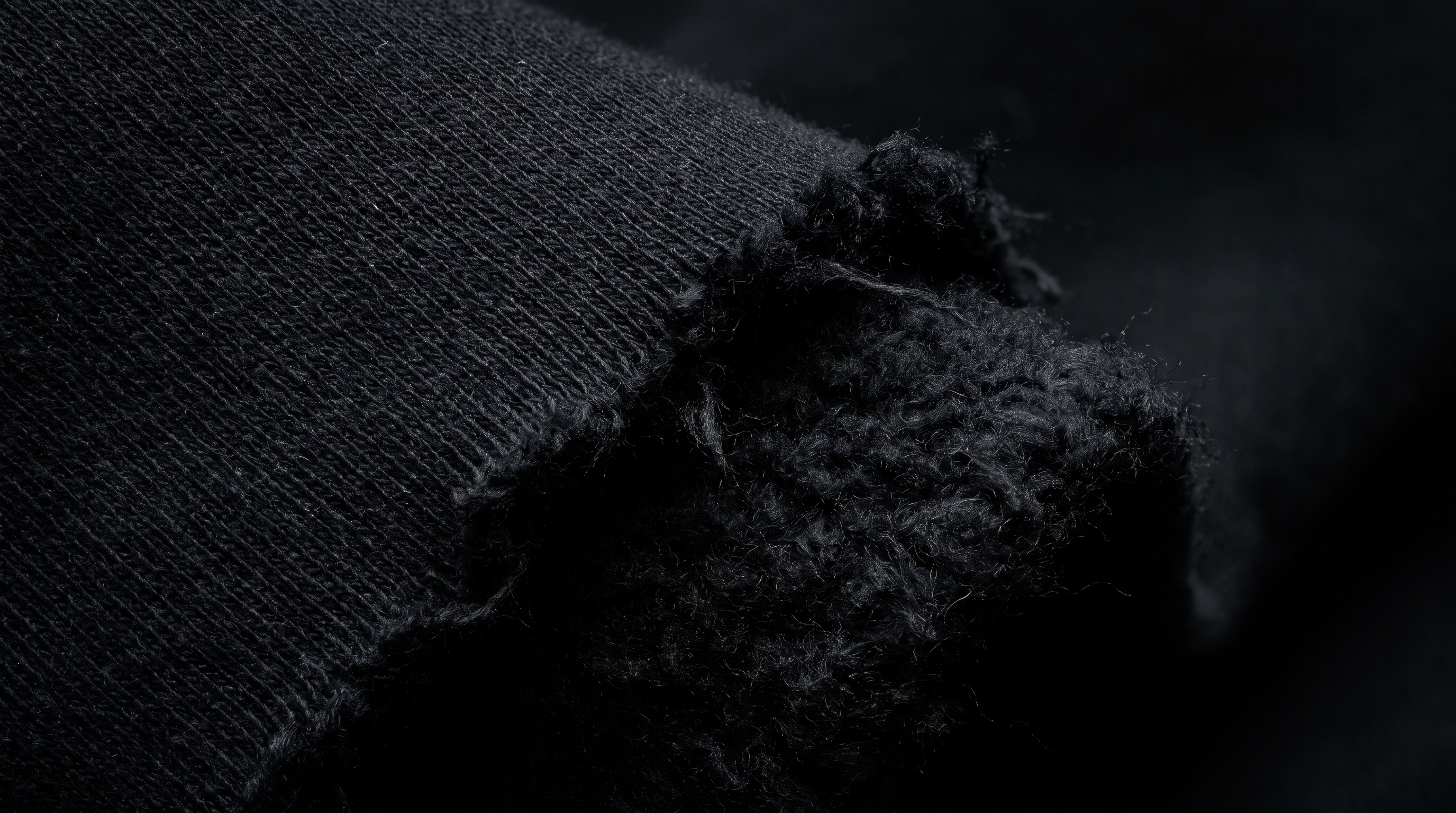 Heavyweight brushed fleece fabric — close-up